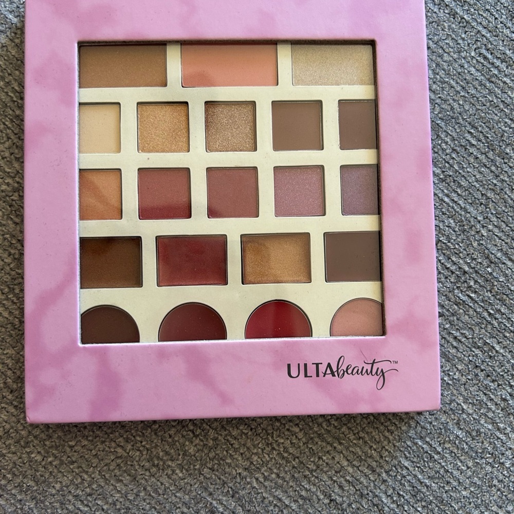 Ulta Beauty Eyeshadow Palette - Pink, Gold, Brown New